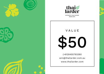 Thai Larder Gift Card: A Deliciously Unique Gift