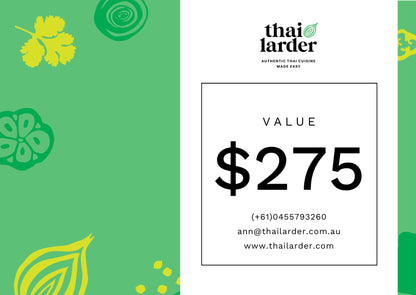 Thai Larder Gift Card: A Deliciously Unique Gift